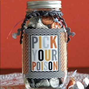 Pick your poison! Customized Treat Jars !